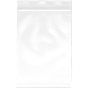 Plymor Industrial Duty Plastic Reclosable Zipper Bags, 6 Mil, 5" x 7" (Pack of 100)