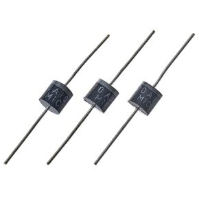 25pcs 3Types Silicon Rectifier diodes,Package Including:10pcs 6A10 10pcs 10A10 5pcs 20A10.
