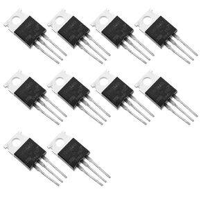 10pcs IRF840PBF IRF840 840 N-Channel MOSFET Transistor 8 A, 500 V, 0.85 ohm TO-220AB