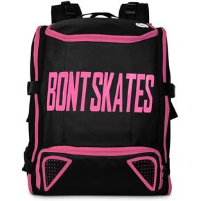 Bont Skates - Multi Sport Skate Backpack Travel Bag Small Size - Inline Ice Roller Speed Skating (Cosmo Pink)