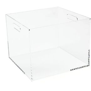 RUSSELL+HAZEL Acrylic Bloc Narrow Accessory Tray, Clear, 4.5" x 12.2" x .5" (31381) in Kuwait