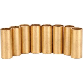 Leaf Spring Bushings, 8Pcs Trailer Bronze Leaf Spring Shackle Bushings ID 9/16in OD 11/16in for Double Eye Springs Equalizers