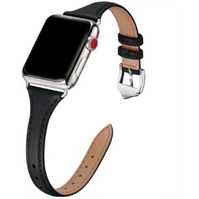 WFEAGL Leather Band Compatible with Apple Watch Bands for women | 41mm 40mm 38mm 42mm(series 11 10), Top Grain Leather, Slim & Thin, iWatch Bands SE 3 2 1, Series 11 10 9 8 7 6 5 4 3 2 1 in Saudi Arabia