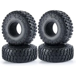 إطارات RC 1.9 بوصة 4 قطع RC مجموعة إطارات الزاحف 120 مم إطارات العجلات لـ 1/10 RC الزاحف TRX4 TRX-6 محوري SCX10 90046 SCX10 III AXI03007 Tamiya CC01 D90 D110 in Kuwait