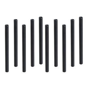 10PCS M3x70mm Aluminum Column Standoff Round Spacer Standoff Stud Fastener Rods Suitable for RC Airplane,FPV Quadcopter,CNC - Black