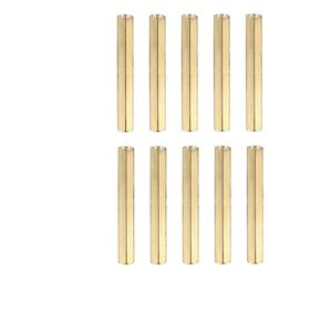 Female to Female Thread Spacer Screws Brass Hex Standoff M3 x 40mm PCB Pillar for Drone Quadcopter, Computer & Circuit Board, Pack of 10