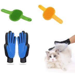 3 قطع فرشاة للكلاب | فرشاة شامبو حمام الكلب | فرشاة استحمام/تصفيف/غسيل للكلاب | فرشاة تدليك حمام الحيوانات الأليفة | فرشاة قفاز للعناية بالقطط | مزيل فراء الكلاب للكلاب والقطط ذات الشعر القصير والطويل in Kuwait