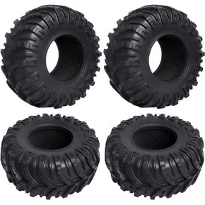 2.2 RC Crawler Tires with Foam for 1/10 Scale Rock Crawler Car Monster Trucks fit for TRX4 Axial SCX10 III II RC4WD Redcat Gen 8