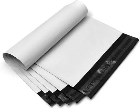 أكياس مظاريف شحن بولي ميلر مع لاصق ذاتي الغلق، حقائب بريدية مقاومة للماء والتمزق [أبيض، 7.5 بوصة × 10.5 بوصة، عبوة من 100 قطعة] in Kuwait