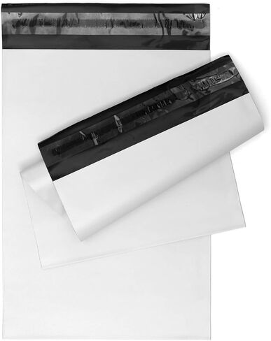 أكياس مظاريف شحن بولي ميلر مع لاصق ذاتي الغلق، حقائب بريدية مقاومة للماء والتمزق [أبيض، 7.5 بوصة × 10.5 بوصة، عبوة من 100 قطعة] in Kuwait