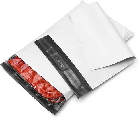أكياس مظاريف شحن بولي ميلر مع لاصق ذاتي الغلق، حقائب بريدية مقاومة للماء والتمزق [أبيض، 7.5 بوصة × 10.5 بوصة، عبوة من 100 قطعة] in Kuwait