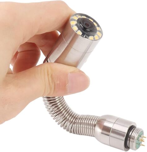 رأس كاميرا الصرف الصحي IP68 مقاوم للماء لفحص خطوط الأنابيب مع 12 مصباح LED لاستبدال كاميرا المنظار لتصريف الأنابيب in Kuwait