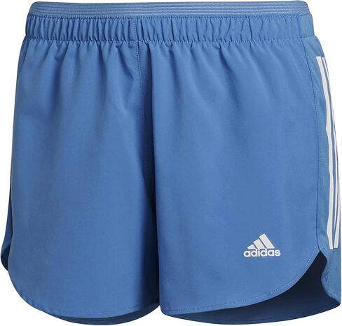 adidas Women's Standard Run It Short, Focus Blue/White, Small in Saudi Arabia