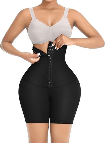 Body Shaper for Women Tummy Control High Waist Shapewear Faja Shorts Thigh Slimmer Corset Waist Trainer Pants in Saudi Arabia