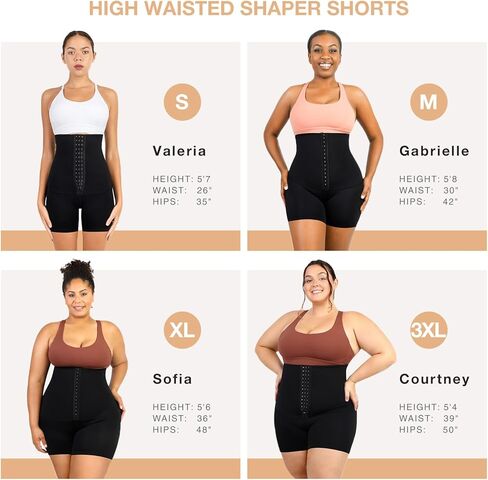 Body Shaper for Women Tummy Control High Waist Shapewear Faja Shorts Thigh Slimmer Corset Waist Trainer Pants in Saudi Arabia