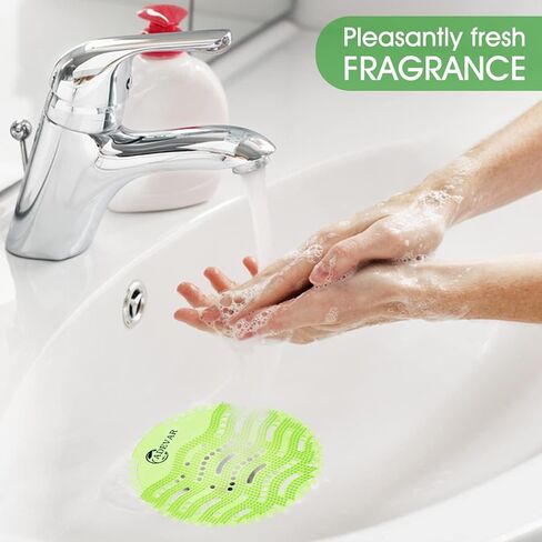 مزيل الروائح الكريهة لشاشات المبولة، 20 عبوة من كعك المبولة| حصائر مبولة|وسادات مبولة معطرة مضادة للرذاذ ومزيل الروائح الكريهة المبولة بالليمون للمرحاض والحمام والمطاعم والمكاتب والمدارس وما إلى ذلك (الليمون الأصفر) in Kuwait