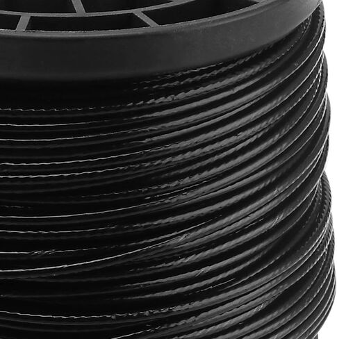 246 Ft 304 Stainless Steel Vinyl Coated Wire Rope Cable Black, 1/16 Inch Wire Rope Vinyl Coated Rope 7 x 7 Strand Core Construction in Saudi Arabia