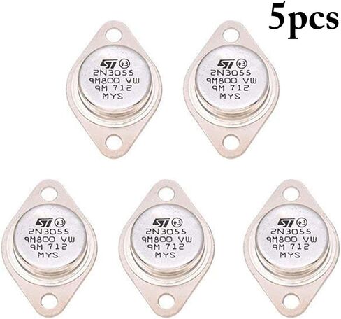 5 قطعة 2N3055 to-3 15A 60V NPN ترانزستور الطاقة in Saudi Arabia