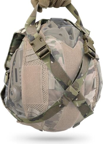 حقيبة خوذة تكتيكية من LIVANS، حقيبة تخزين NVG مبطنة وحقيبة ملحقات خوذة تكتيكية مع لوحة خطافية للرؤية الليلية وحقيبة تخزين حماية in Kuwait