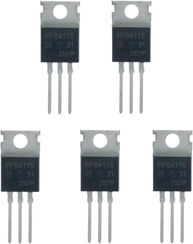 5 قطعة IRFB4115PBF 150V 104A TO-220 N-قناة MOSFET IRFB4115 ترانزستور الطاقة in Kuwait