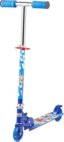 Sakar Sonic The Hedgehog 2 عجلة ركلة سكوتر وSonic The Hedgehog Boys Sonic 5 Pack No Show Casual Sock، 6-8.5 أمريكي in Saudi Arabia