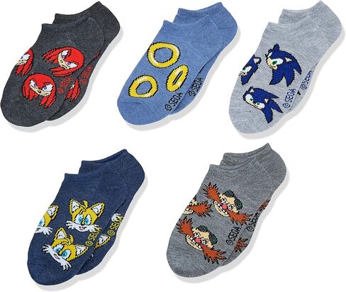 Sakar Sonic The Hedgehog 2 عجلة ركلة سكوتر وSonic The Hedgehog Boys Sonic 5 Pack No Show Casual Sock، 6-8.5 أمريكي in Saudi Arabia