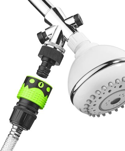 CONAIRPROPET Deluxe Indoor/Outdoor Pet Washer, Dog Shower Attachment with Dual Connectors to Easily Attach, Soft Rubber Massage Fingers, Dual Spray Modes in Saudi Arabia