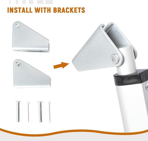 المحرك الخطي 12 فولت تيار مستمر، المحرك الكهربائي الثقيل مع أقواس التثبيت، مشغلات الحركة الخطية لأتمتة المنزل، الهواء الطلق، المعدات الزراعية والصناعية (10 بوصة، 900 نيوتن) in Kuwait
