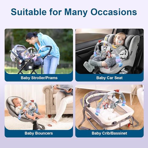 vocheer Travel Arch Stroller Toys, Car Seat Toys for Babies 0-6 Months Infant Crib Accessory & Pram Bouncers, Mobile for Bassinet, Girls/Boys 0-12 Months Bird in Kuwait