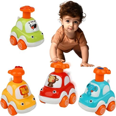 Toy Cars for 1 2 3 Year Old Boys |Push and Go Cars for 1 Year Old Boy Gifts | Baby boy Toys 12-18 Months |1st Birthday Girl boy Gifts in Saudi Arabia