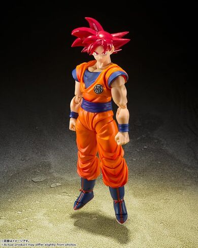 TAMASHII NATIONS - Dragon Ball Super - Super Saiyan God Son Goku -Saiyan God of Virtue-, Bandai Spirits S.H.Figuarts Action Figure in Saudi Arabia