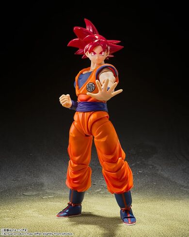 TAMASHII NATIONS - Dragon Ball Super - Super Saiyan God Son Goku -Saiyan God of Virtue-, Bandai Spirits S.H.Figuarts Action Figure in Saudi Arabia