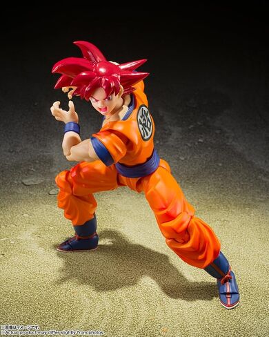 TAMASHII NATIONS - Dragon Ball Super - Super Saiyan God Son Goku -Saiyan God of Virtue-, Bandai Spirits S.H.Figuarts Action Figure in Saudi Arabia