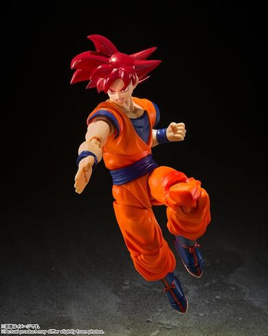 TAMASHII NATIONS - Dragon Ball Super - Super Saiyan God Son Goku -Saiyan God of Virtue-, Bandai Spirits S.H.Figuarts Action Figure in Saudi Arabia