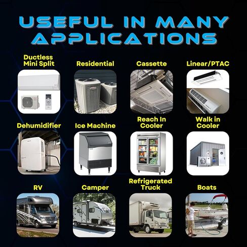 منظف ​​خط المكثفات بمسدس الصرف - جالو مع 4 خراطيش ثاني أكسيد الكربون يزيل التراكمات والحطام في الأنابيب، كيفية فك انسداد مصيدة تكثيف الأنابيب، أدوات التدفئة والتهوية وتكييف الهواء DIY من بولدوكس (BDX-DG) in Kuwait