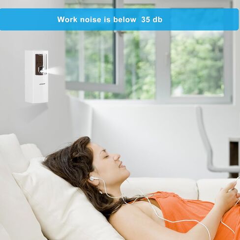 Automatic Fragrance Dispenser - LONANEY Wall Mount/Free Standing Commercial ABS Auto Air Freshener Dispenser Aerosol Spray Perfume Dispenser for Home Room Office Bathroom in Saudi Arabia