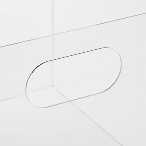 RUSSELL+HAZEL Acrylic Bloc Narrow Accessory Tray, Clear, 4.5" x 12.2" x .5" (31381) in Kuwait