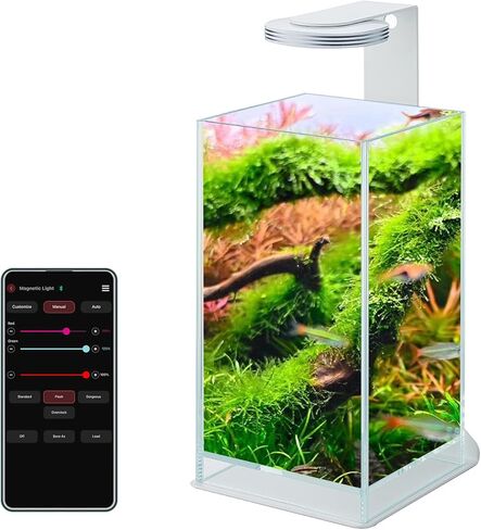Chihiros ضوء مغناطيسي 10 وات 600LM RGB 3 في 1 مدمج بتقنية البلوتوث عالي السطوع لتطبيق الهاتف المحمول للتحكم في السطوع ودرجة حرارة اللون قابلة للتعديل (الضوء المغناطيسي) in Kuwait
