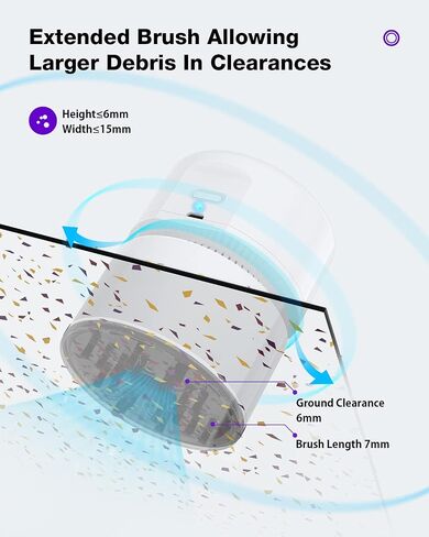 Cordless Desk Vacuum Cleaner Mini, Home Office School Handheld Tiny Vacuum for Crumbs and Dust Cleaning, Rechargeable USB Vacuum On Table for Car/Laptop/Pet/Handwork/Keyboard Cleaning (White)… in Saudi Arabia