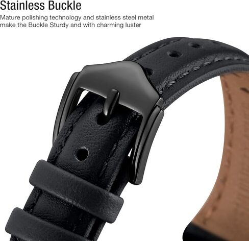 WFEAGL Leather Bands Compatible with Apple Watch Band 38mm 40mm 41mm 42mm 44mm 45mm 49mm Women, Top Grain Leather Strap Slim & Thin Replacement Wristband for iWatch Band Ultra2 Ultra SE & Series 9 8 7 6 5 4 3 2 1 in Kuwait