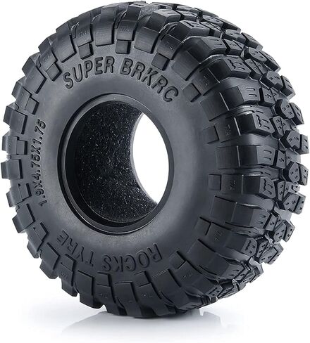 إطارات RC 1.9 بوصة 4 قطع RC مجموعة إطارات الزاحف 120 مم إطارات العجلات لـ 1/10 RC الزاحف TRX4 TRX-6 محوري SCX10 90046 SCX10 III AXI03007 Tamiya CC01 D90 D110 in Kuwait