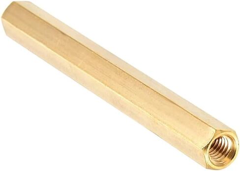 براغي فاصل من أنثى إلى أنثى نحاسية سداسية المواجهة M3 × 40 مم عمود PCB للطائرة بدون طيار كوادكوبتر والكمبيوتر ولوحة الدوائر، حزمة من 10 in Kuwait