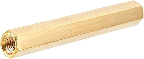 براغي فاصل من أنثى إلى أنثى نحاسية سداسية المواجهة M3 × 40 مم عمود PCB للطائرة بدون طيار كوادكوبتر والكمبيوتر ولوحة الدوائر، حزمة من 10 in Kuwait
