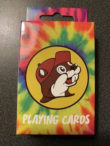 أوراق لعب Buc-ee's Tie Dye جديدة في صندوق محطة الوقود الجديدة بيع القندس!!! in Kuwait