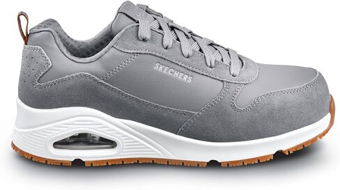 حذاء Skechers Work UNO Luna، نسائي، مقدمة معدنية، EH، MaxTrax مقاوم للانزلاق، رياضي منخفض، حذاء عمل in Saudi Arabia