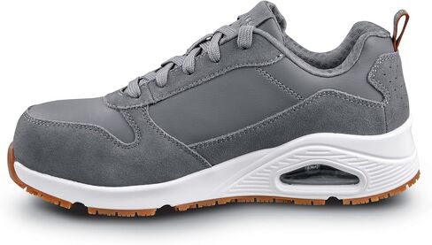 حذاء Skechers Work UNO Luna، نسائي، مقدمة معدنية، EH، MaxTrax مقاوم للانزلاق، رياضي منخفض، حذاء عمل in Saudi Arabia