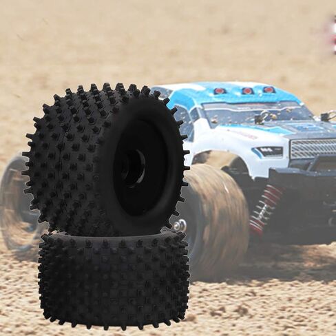 إطار مطاطي، عجلة محور 82 مم 155 مم أجزاء ترقية إطار RC متوافقة مع سيارة السباق Monster Truck 1/8 RC in Saudi Arabia