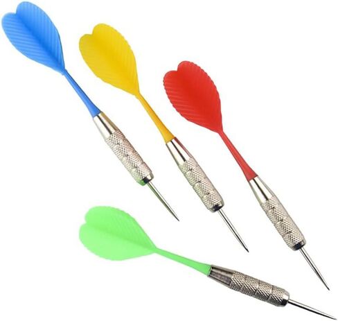 ألعاب رمي السهام البالونية من شركة Dreidel، 144 قطعة من لعبة بالونات رمي ​​السهام مقاس 6 بوصات، ورحلات بلاستيكية، وأسهم ذات رؤوس نحاسية معدنية مدببة (144 بالونة رمي السهام) in Kuwait