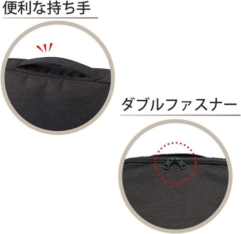 KOKUYO Pencil Case Pouch, Haco-Biz Standing Pen Pouch Bag, Foldable Stand up Pencil Holder Organizer, Large Capacity Portable Pencil Box for School Office Supplies in Kuwait