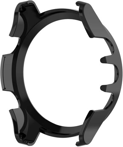 غطاء حماية شفاف لجهاز Garmin Forerunner 945 PC، غطاء حماية للساعة الذكية لجهاز Garmin Forerunner 945/935، ناعم ومتين (أسود PC) in Saudi Arabia